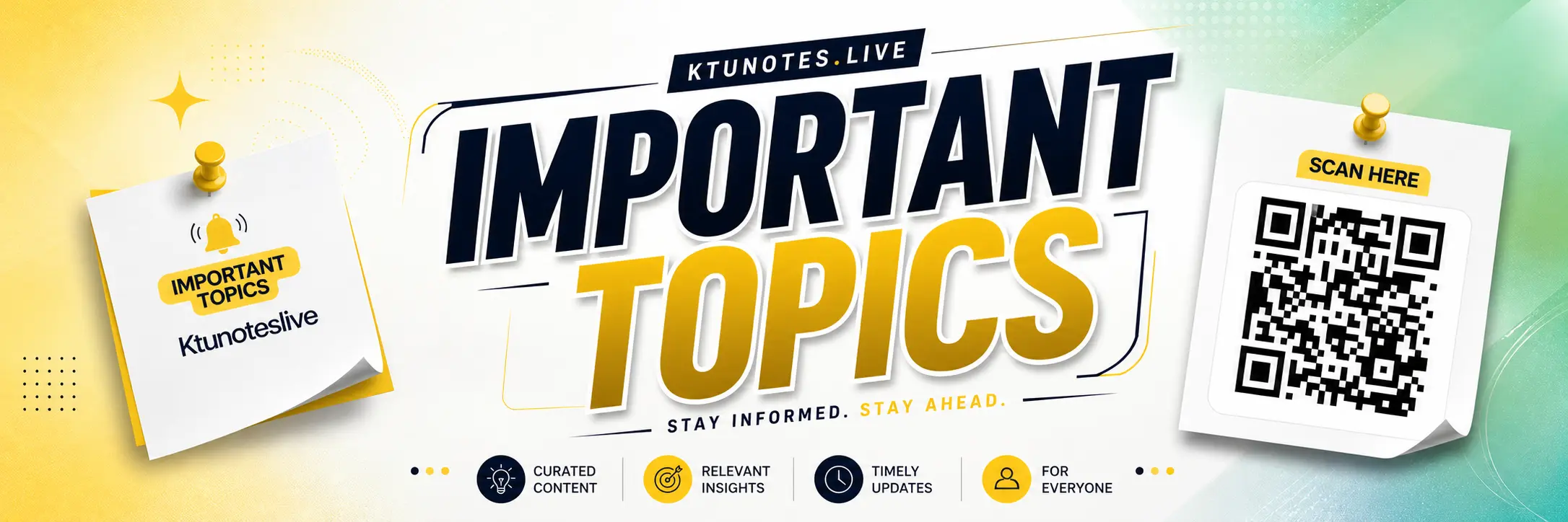 KTU Notes Topics